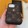 Luxury LV Phone Case with Card Holder – Trendy LV Design for iPhone