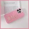 pink iphone 14 pro leather case